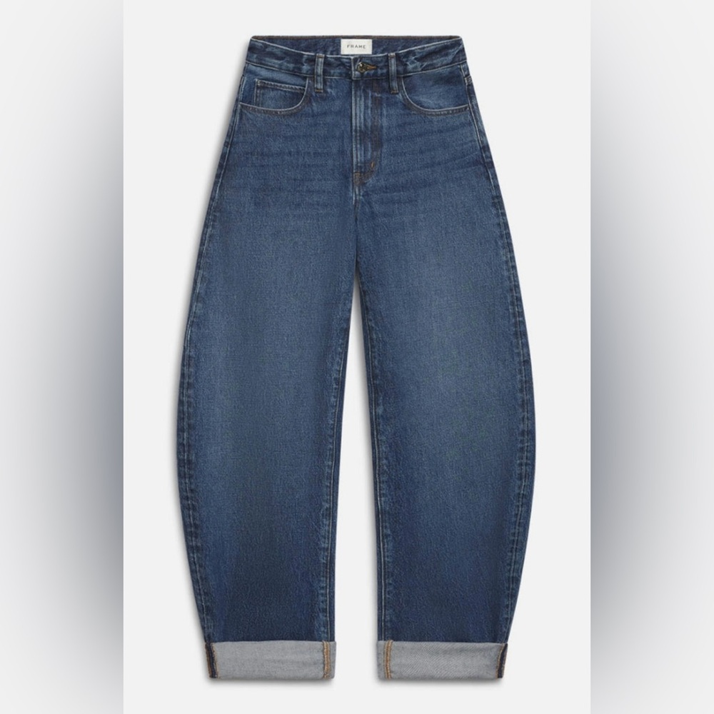 Frame Denim High Rise Blue Jeans